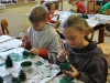 Weihnachtswerkstatt Zapfenbäume, 4b, Okt.2014