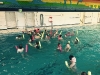 Wasserball auf Nudeln, Januar 2016